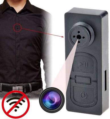 TFG Latest 2022 Hidden Spy Shirt Button Camera 720p Without WIFI Security Camera