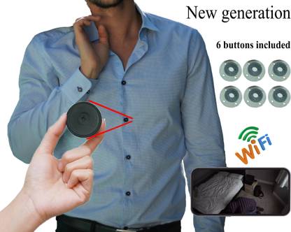 spyzy button camera with WIFI easily livestream videos on your phone/tablet Spy Camera