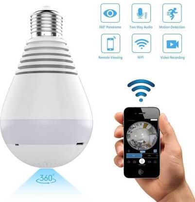 Bzrqx Smart Home Hidden 360 Panoramic Night vision Detection Camera Security Camera