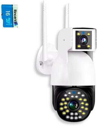 OneXsale 1080p 4G Dual Lens Camera, 36 IRs, 2-Way Audio, Motion Detection, with SD Card Security Camera