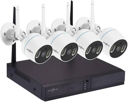 active pixel 3mp Auto-Pair Wireless 4 Channel HD Wireless NVR kit with 4X 3MP HD Security Camera