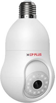 CP प्लस 3 MP Full HD Wi-Fi BULB PT Security Video Camera | IR Distance of 15 Mtr. सिक्योरिटी कैमरा