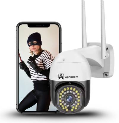 ApnaCam 36IR Full HD Home WiFi IP66 PTZ V380 PRO PanTilt Dome Surveillance Security Camera