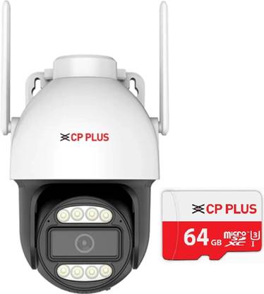 CP PLUS EZ-S31 3MP Smart Wi-Fi with 64GB Memory Card | Advanced Night Vision 2-Way Talk Security Camera