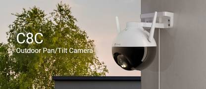 EZVIZ  BY HIKVISION C8C Outdoor WiFi 1080p Motorized Pan/Tilt Camera,Color Night Vision Security Camera