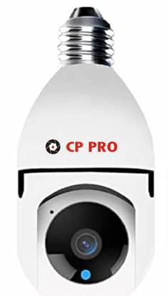 CP PRO Ultra HD CCTV Wireless Bulb Shape Camera 1080p V380 Pro Indoor 360° Spy Camera Security Camera