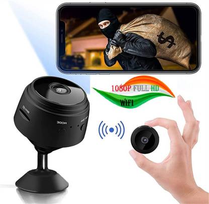 AVOIHS Wifi Wireless 1080p HD Spy Hidden Live View Camera Built-in Battery Night Vision Security Camera