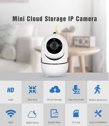 AVOIHS PTZ Hidden 360°View Mobile APP WiFi Auto Tracking 1080P HD Night Vision Security Camera