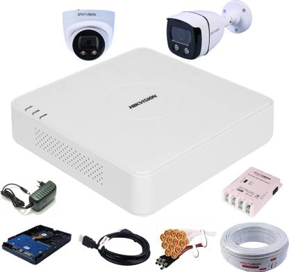 Spotvision StarLight Technology 2.4 MP Color Night Vision Bullet & Dome Camera,CLH-07 Security Camera