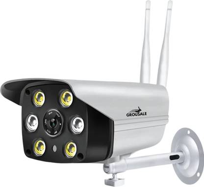Grousale 3MP FHD Wifi Bullet CCTV Camera Night Vision Motion Detection Alarm Waterproof Security Camera