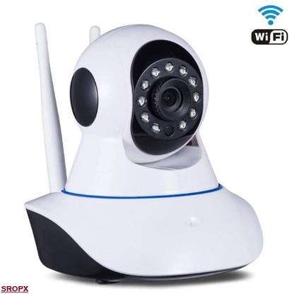 SROPX Double Antenna Auto- Rotating Night Vision Mobile HD CCTV Wifi Camera Security Camera