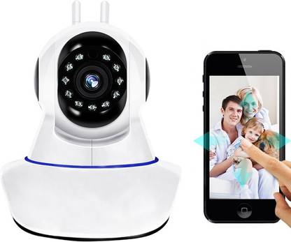 Bzrqx CCTV WiFi Smart 360° Home Security Camera with Alarm Push and Night Vision Security Camera