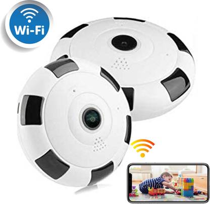 TFG Smart Wireless Wi-Fi Camera| Panoramic Fish Eye Angle Security Camera