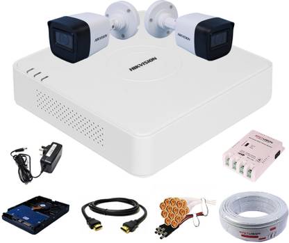 हिक्विजन 4 Channal HD DVR,5MP With AUDIO EXIR Technology IP67 Outdoor Cameras,CMB-AU-85 सिक्योरिटी कैमरा