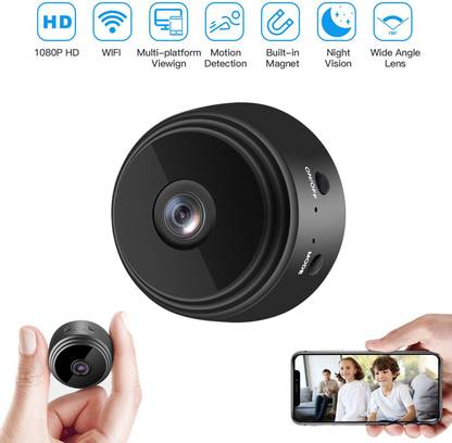 AVOIHS Wireless WiFi Hidden CCTV 1080p Magnet Camera Nana App for Home Office Meetings Security Camera