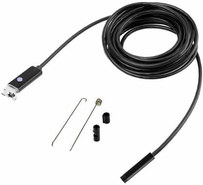 SPYTECTIFY Endoscope Camera Flexible IP67 Waterproof Inspection 6 LED Borescope Camera Security Camera