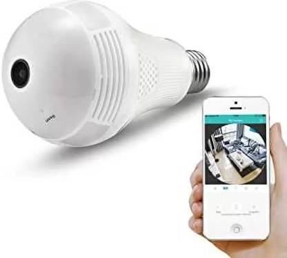 GREENEYE TECHNOLOGY bulb camera 360°,supports memory card CCTV Panoramic Bulb 960P 1.3Mp Security Camera