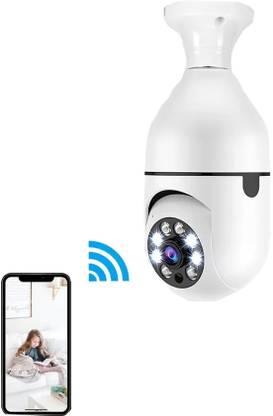OSHSIZ Wifi Light Bulb CCTV Camera Holder Wireless IP Night Vision Security Camera