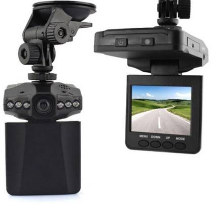 Asleesha Car Dashboard Camera HD Portable DVR CCTV 2.5 TFT LCD Screen Audio Video Camera Security Camera