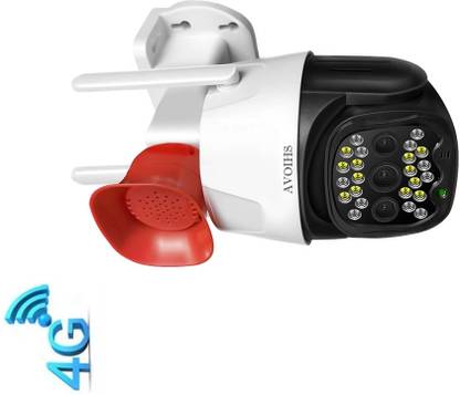 AVOIHS 4G Outdoor Security Camera IP66 Waterproof Remote Control Motion Detection Security Camera