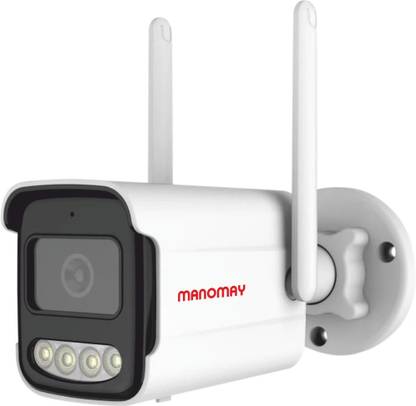 Manomay 3mp 1296p HD All Time Color 4G Sim Based Bullet Home Security Camera