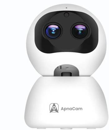 ApnaCam 380Pro 10XZoom Smart Wifi Indoor Camera | Night Vision, 2Way Audio, Al Tracking Security Camera