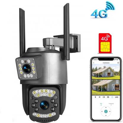AVOIHS SIM Camera 1080p HD 360° Live View Night Vision 2-way Audio Motion Detection Security Camera