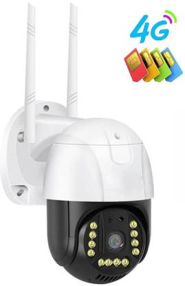 OSHSIZ Outdoor 4G SIM CCTV Camera with Two Way Audio and SD Card Storage Security Camera