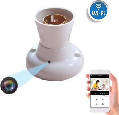 First Dot HD WiFi CAM PRO1080p Holder Camera Bulb Holder Best HD Voice Quality WiFi Camera Security Camera