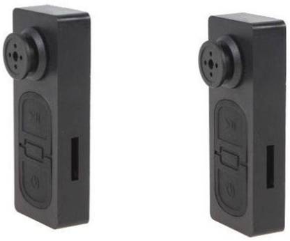 BT FASHION Hidden Spy Button Set of 2 Camera for Video & Photo Recording -Black Spy Camera