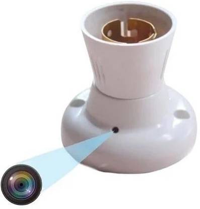 FREDI HD PLUS WiFi Bulb Holder Camera 1080p HD Live View | Motion Detection & SD Card Storage Security Camera