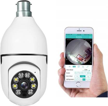 TP PLUS 360 Light Bulb Wireless IP 1080p WiFi Auto Rotation Fish Eye 360 Degre Panoramic Security Camera