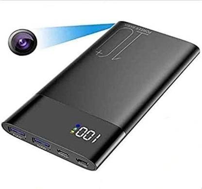 ELEKTRO WELT 4k WiFi Full HD 10000Mah Power Bank Camera with Real Time View Motion Detection Security Camera