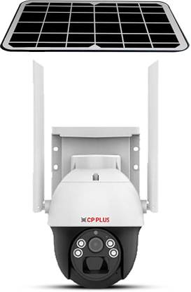 CP PLUS CP-Z44R 4MP 4G Solar Panel and 18000maH Battary, Pan Tilt Zoom, Water Proof, Security Camera