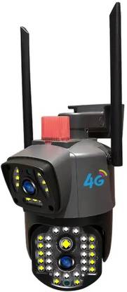 ELEKTRO WELT 4G DUAL CAMERA 4MP LIVE VIEW Night Vision|| Motion Tracking || FELCA APP Security Camera