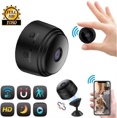 AVOIHS 1080p HD Wifi Wireless Spy Hidden Min Built-in Battery Night Vision Support 64GB Security Camera
