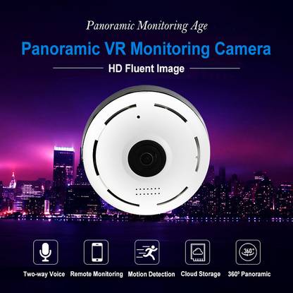 ROCKTECH C6 Wireless Panoramic WiFi Camera HD Security Camera