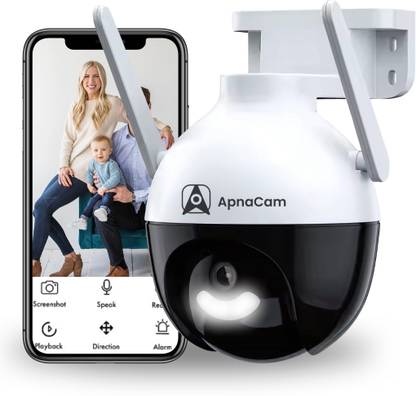 ApnaCam 1080p wifi PTZ 2-way Audio Night Vision Alarm Motion Alert SD card support Security Camera