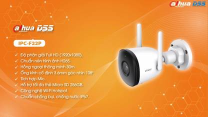 DAHUA DAHUA IMOU IPC-F22P Security Camera
