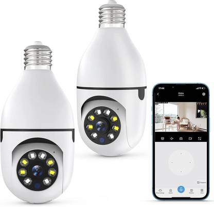 NXXTTNK WiFi Bulb Security Wireless Night Vision 360° Remote View Motion Detection Spy Security Camera