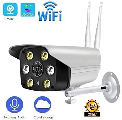 OSHSIZ Wireless WiFi 2MP HD 1080p Waterproof IP Live on Mobile App Bullet CCTV Camera Spy Camera