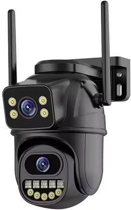 SIOVS 6MP WiFi CCTV Dual Lens Camera 4X Digital Zoom AI Human Detect PTZ Security Camera