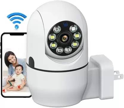 KIFEBITE Plug in WiFi PTZ Bulb Holder SPY Camera 5.0 MP CCTV Camera Motion Night Vision Spy Camera