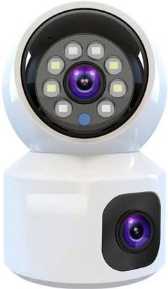 Monrix DuoXR 3MP Dual Lens Wireless WiFi Smart CCTV Camera | Ultra HD View Security Camera