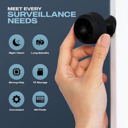 SROPX WiFi Hidden Camera for Home Full Set Mini Spy Live Stream Night Vision Spy Camera
