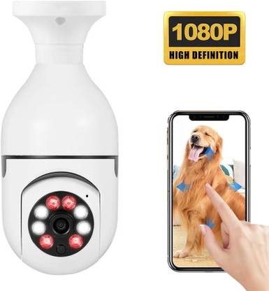 SROPX WiFi Light Bulb Camera - 360° View, Night Vision, Cloud Storage Security Camera