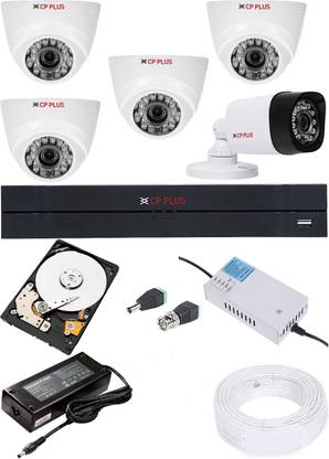 CP PLUS 16 Channel HD DVR 1080P,2.4MP ADVANCED Color Nightvision Outdoor Camera,CPAR-522 Security Camera