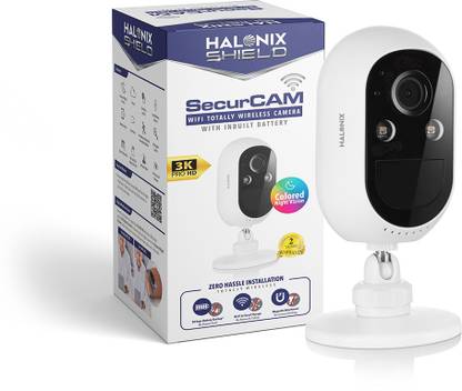 HALONIX Totally wireless rechargeable Wi-Fi Smart Home Security Camera