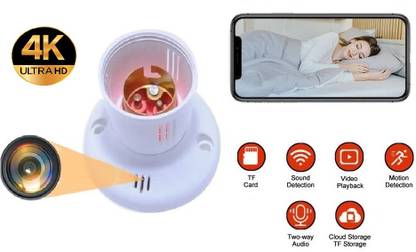 Bzrqx WiFi Wireless 1080P Holder Video Recording Watch Live 24 Hours Spy Hidden Camera Security Camera