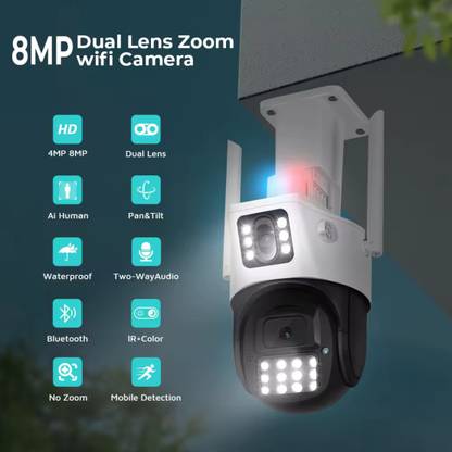 OneXsale 4g Dual Lens Smart Security ptz Camera Security Camera